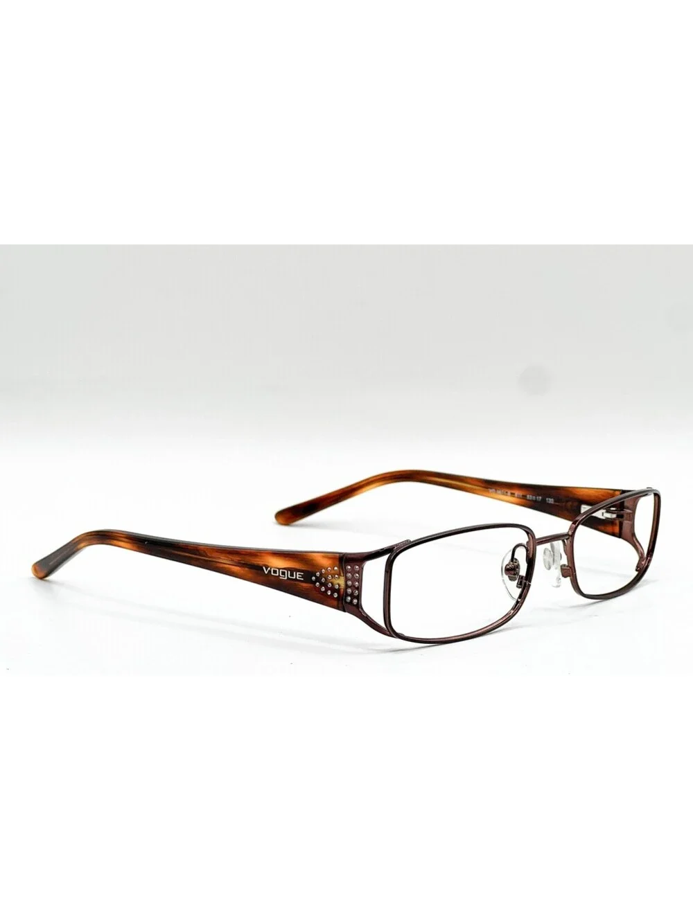 Vogue Vo 3671-B 811 Brown Authentic Eyeglasses 53-17-130